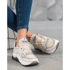 Via Giulia  Tênis de moda esportiva marrom 1