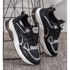 Via Giulia  Tênis de moda esportiva preto 2