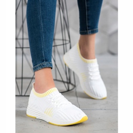 SHELOVET Sapatos Têxteis Deslizantes branco 1