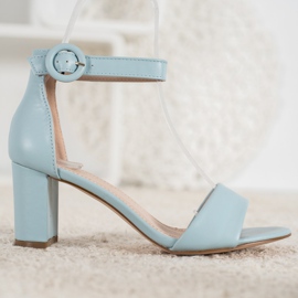 Evento Sandálias clássicas de salto alto azul 2