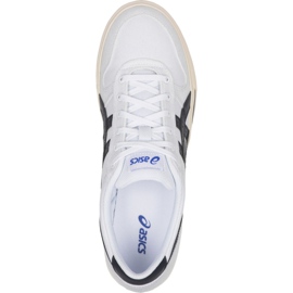 Sapatos Asics Aaron M 1201A008 101 branco azul marinho 1