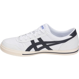 Sapatos Asics Aaron M 1201A008 101 branco azul marinho 5