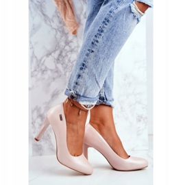 Mulheres Pumps Pearl On a Heel Sergio Leone Pó Rosa Campbell 2