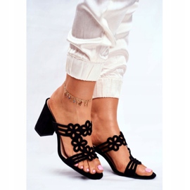 Chinelos Elegantes Femininos em Bar Sergio Leone Preto SK031 1