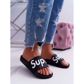 SEA Chinelos femininos pretos super losaria 1