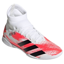 Sapatos de interior adidas Predator 20.3 In Jr EG0931 multicolorido branco 2