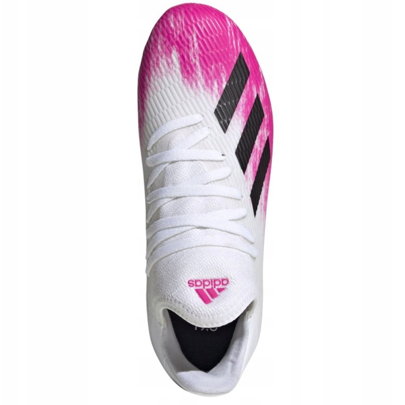 Chuteiras Adidas X 19.3 Fg Jr EG7150 multicolorido branco 2