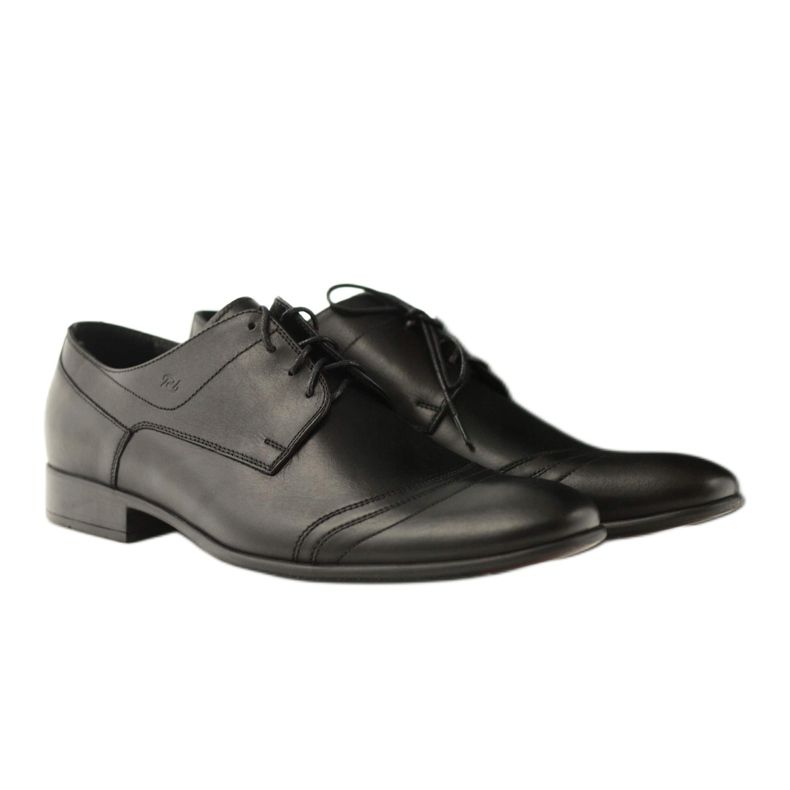 Sapato baixo de couro masculino Pilpol 1099 preto 5