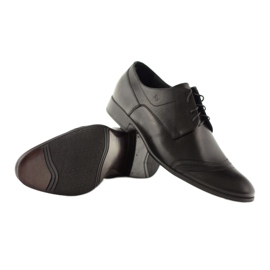 Sapato baixo de couro masculino Pilpol 1099 preto 4