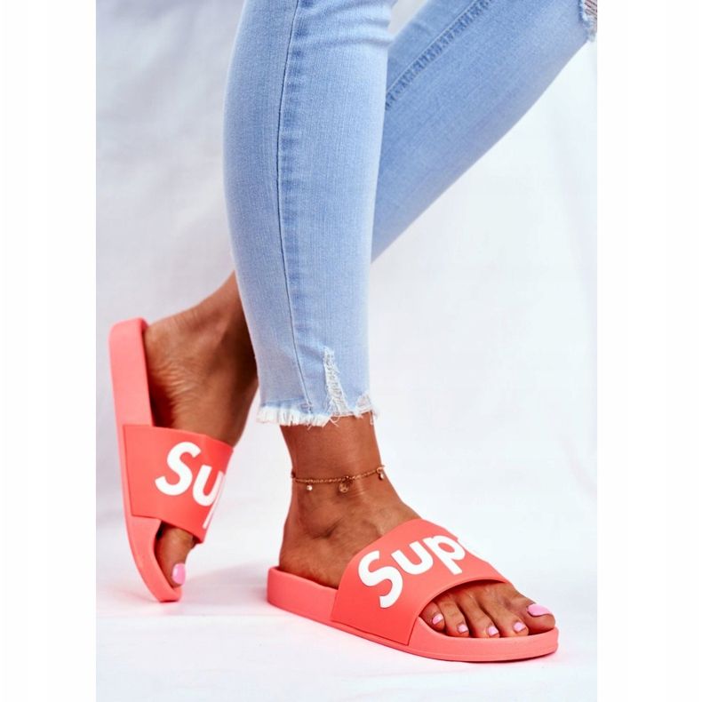 SEA Chinelos femininos Coral Super Losaria rosa 2