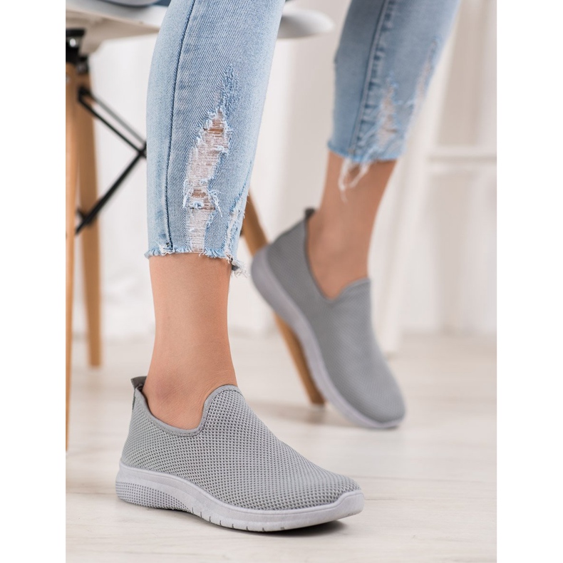 Super Mode Calçados Esportivos Slip-on cinza 2 Super Mode Calçados Esportivos Slip-on cinza 2