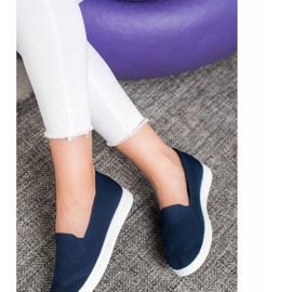 Via Giulia  Slipons na plataforma azul 1 Via Giulia  Slipons na plataforma azul 1