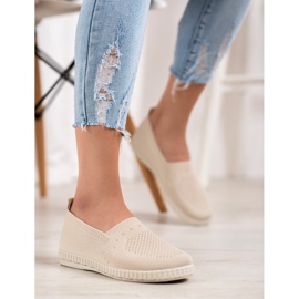 Via Giulia  Tênis Openwork Slip castanho 2
