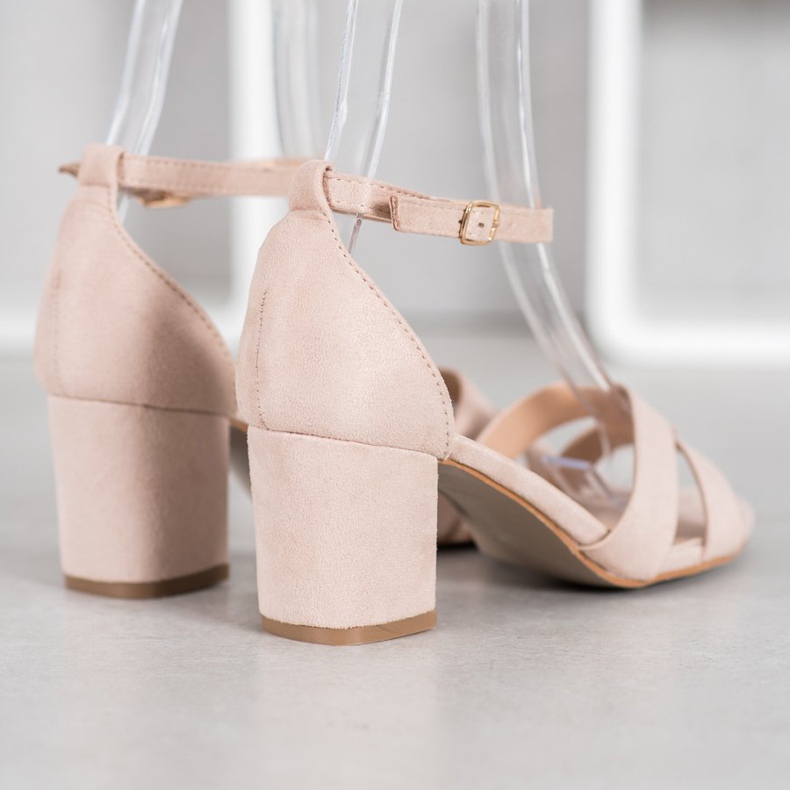 Mannika Sandálias de camurça castanho 1