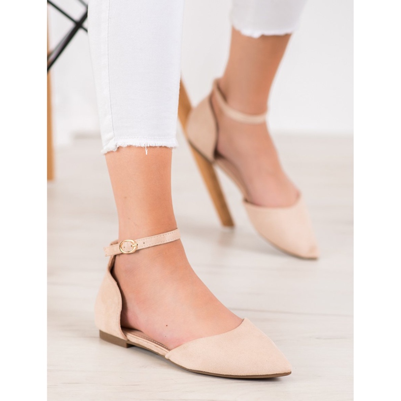 Diamantique Bombas clássicas com fivela castanho 1