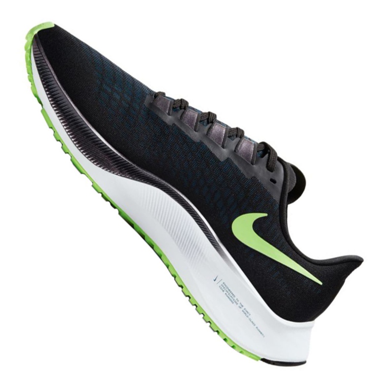 Nike Air Zoom Pegasus 37 M BQ9646-001 preto verde 1