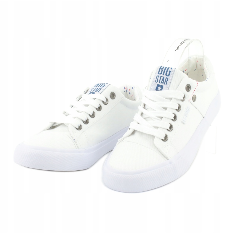 Tênis masculino Big Star amarrado branco AA274511 3