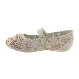 S.Barski Bailarinas Openwork com Velcro Barski Remtro castanho multicolorido 2