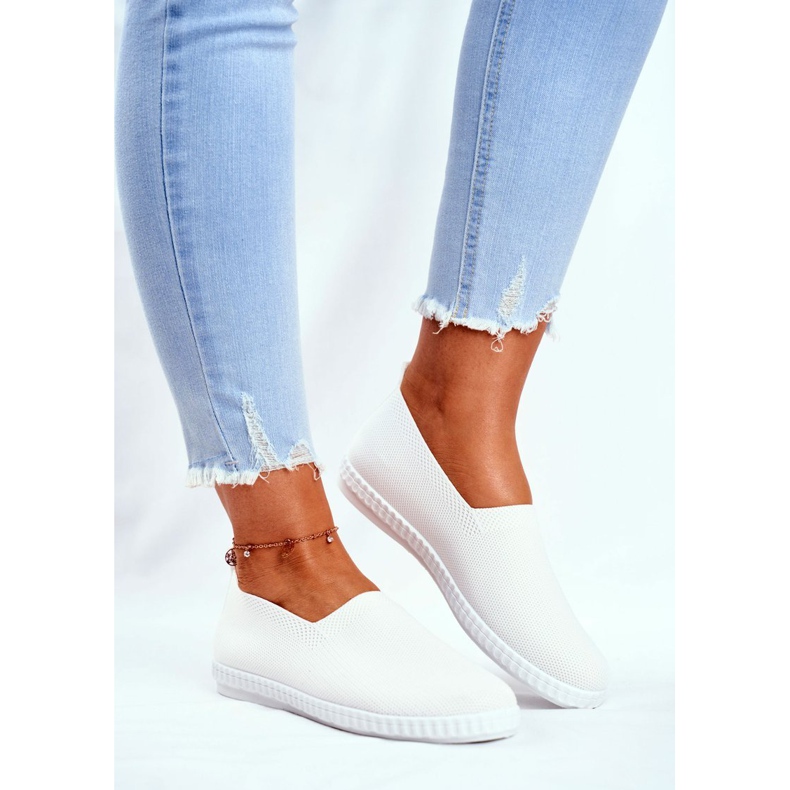 Tênis feminino Tênis deslizante branco Grigio 1