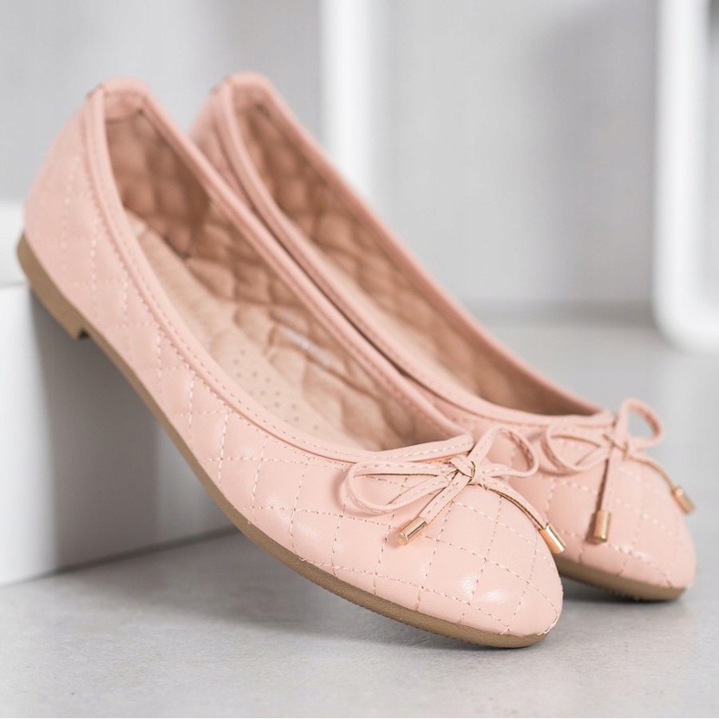 Diamantique Bailarinas acolchoadas multicolorido rosa 1