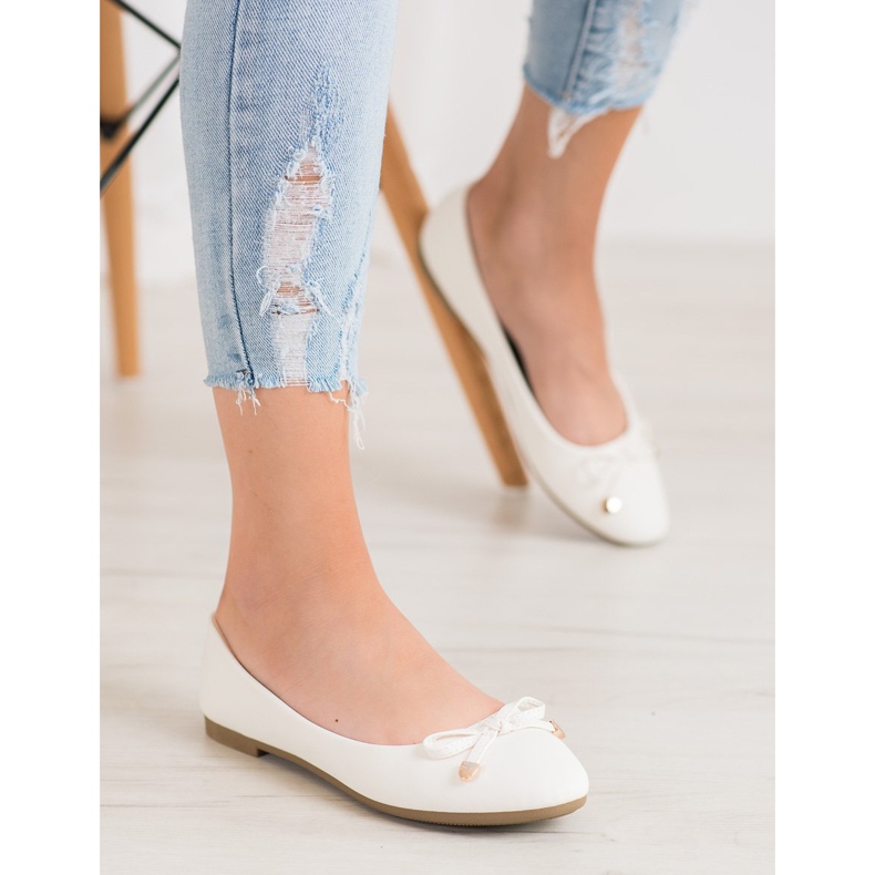 Diamantique Bailarinas brancas clássicas branco 1