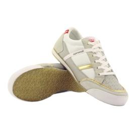 Sprandi 8042 sapatos esportivos dourados bege branco cinza 4