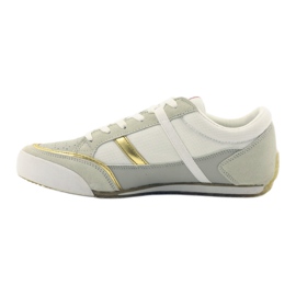 Sprandi 8042 sapatos esportivos dourados bege branco cinza 3