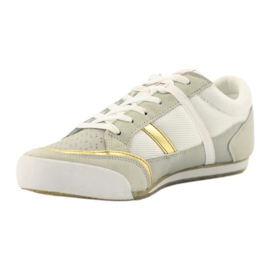 Sprandi 8042 sapatos esportivos dourados bege branco cinza 2