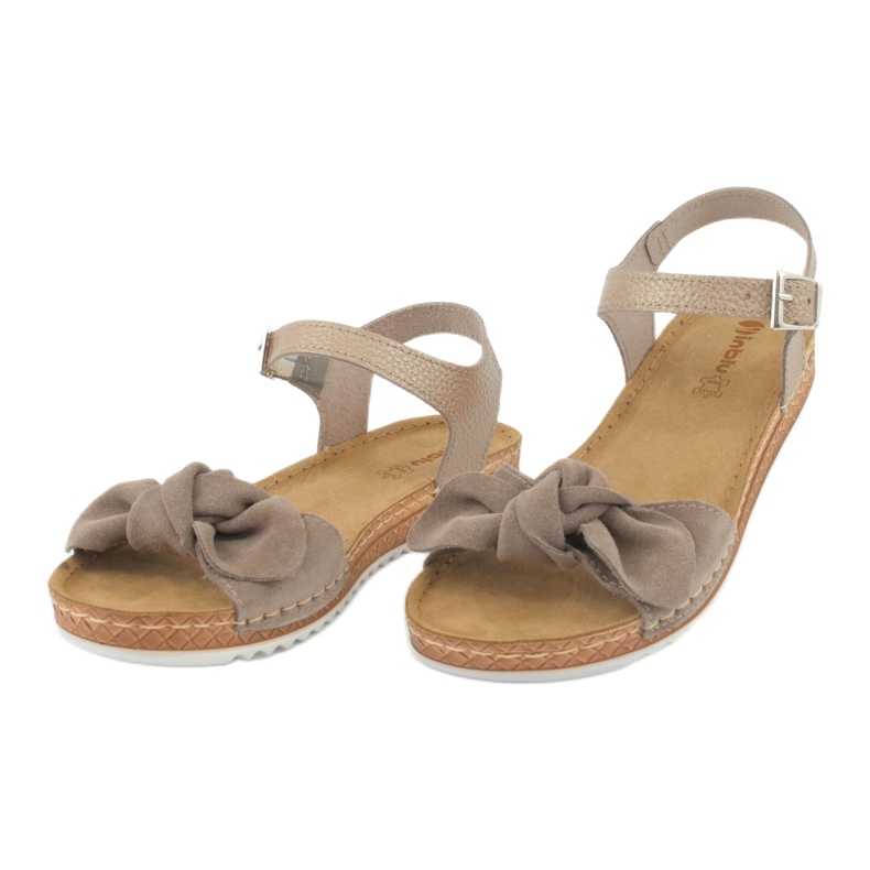 Calçados femininos Comfort Inblu 158D118 bege 2