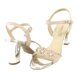 Sandálias Caprice sapatos de mulher 28303 multicolorido rosa 3