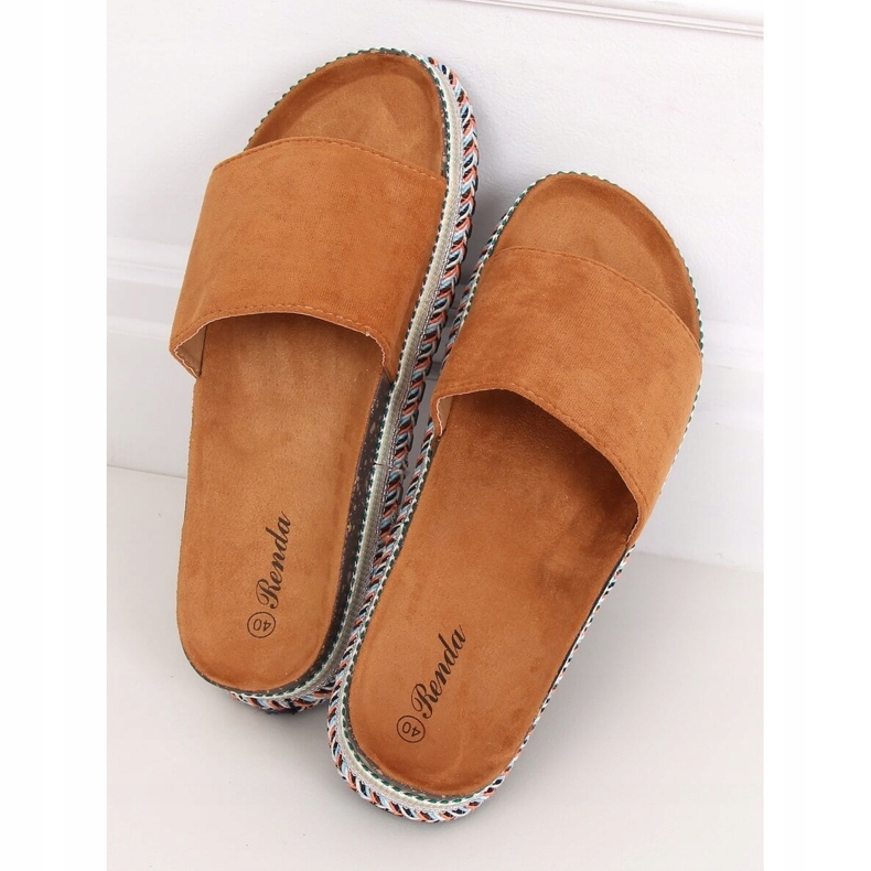 Chinelos femininos Camel BQ-50 Camel marrom 1