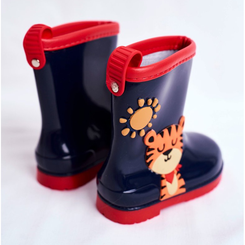 Botas de chuva de borracha para crianças. Azul marinho Tigger azul-marinho 2