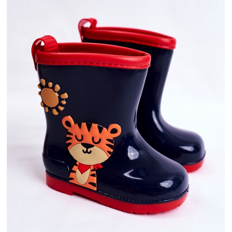 Botas de chuva de borracha para crianças. Azul marinho Tigger azul-marinho 1
