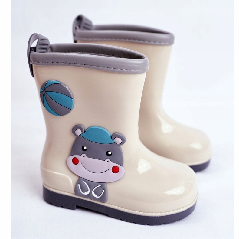 Galochas de borracha para crianças Hipo cinza 1