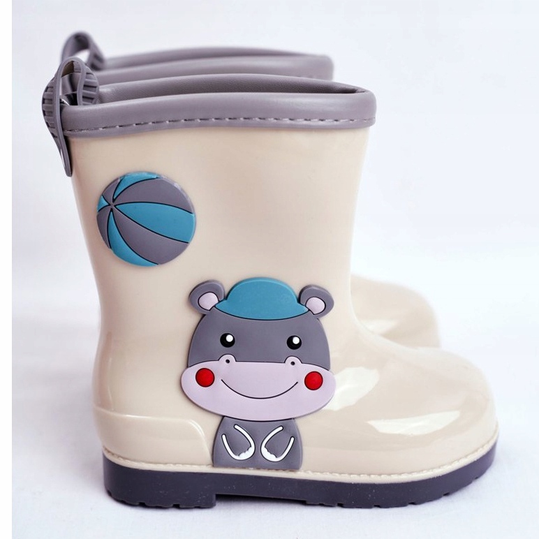 Galochas de borracha para crianças Hipo cinza 2