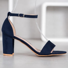 Anesia Paris Sandálias de salto alto azul 2