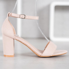 Anesia Paris Sandálias de salto alto marrom 2