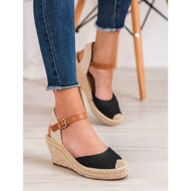 Renda Alpercatas com fivela preto 1