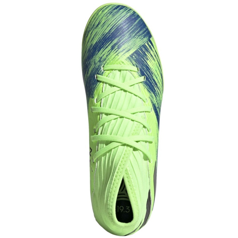 Chuteiras Adidas Nemziz 19.3 Tf Jr FV4006 multicolorido verde 2