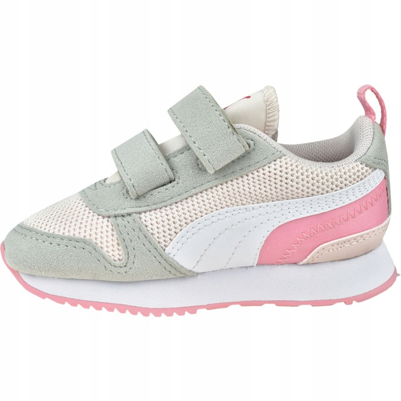 Puma R78 V Bebês 373618 04 branco rosa 1