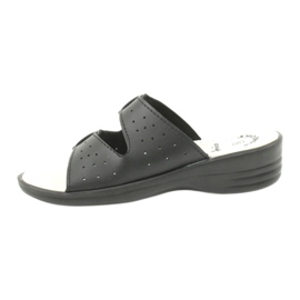 American Club chinelos pretos em fivelas americanas 1