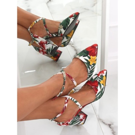 Bombas floridas NC950 Branco multicolorido 2