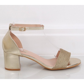 Sandálias de salto alto ouro 8160 Gold dourado 1