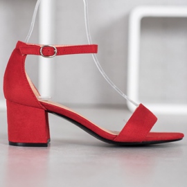 Diamantique Sandálias casuais em um bar vermelho 2