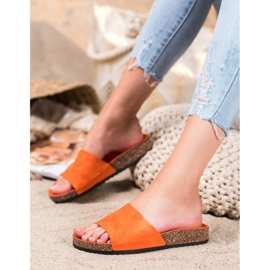 Renda Chinelos laranja 1