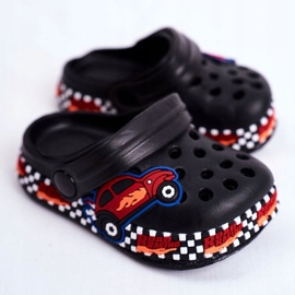 Giolan Foam Crooks Black Road Racing infantil preto vermelho 1