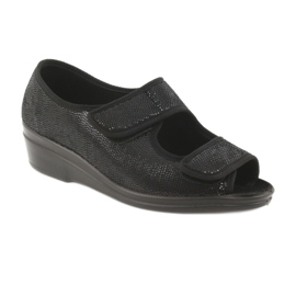Sapatos femininos Befado pu 051D014 preto 2