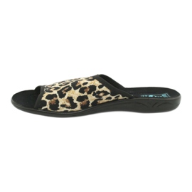 Chinelos femininos de leopardo Adanex 13794 bege marrom preto 1