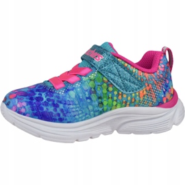 Skechers Wavy-Lites Jr 81385N-MLT multicolorido verde 1