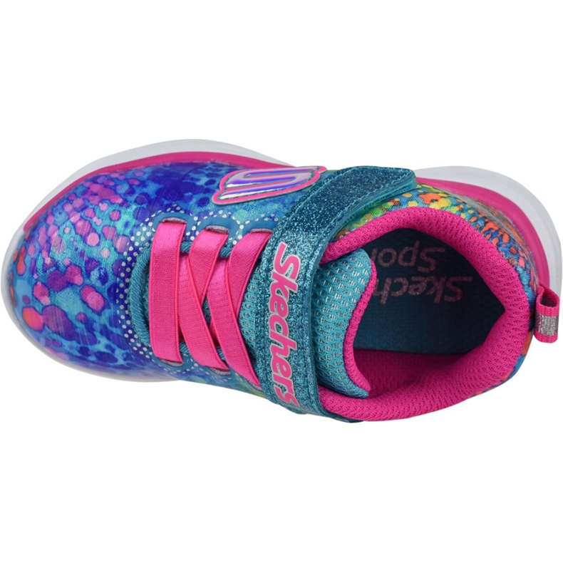 Skechers Wavy-Lites Jr 81385N-MLT multicolorido verde 2